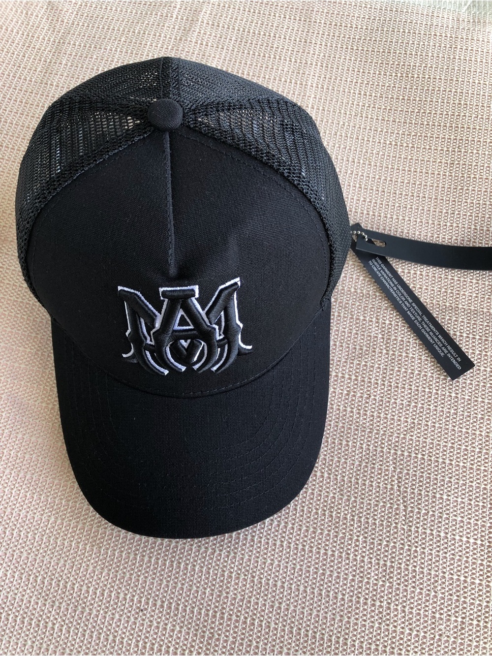 AMIRI Logo Trucker Hat